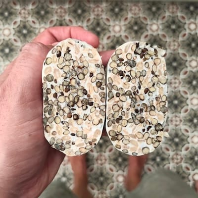 Tempeh de soja cuit